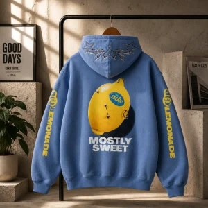 Karina aespa x Nike Mostly Sweet Lemon Tribal Star Graphic Hoodie