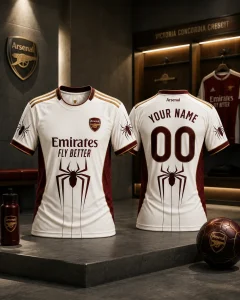 Arsenal x Spider-Man Brand New Day 2026 Personalized Special Edition Soccer Jersey