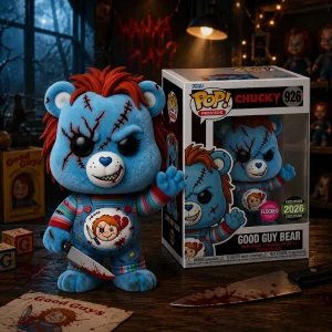 Chucky Good Guy Bear Flocked 2026 Exclusive Vinyl Pop Figure