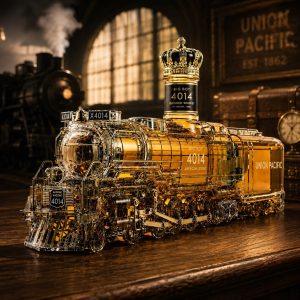 Big Boy 4014 85th Anniversary Locomotive Whiskey Decanter Bottle