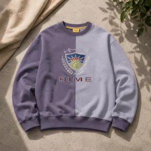 ROSÉ BLACKPINK x Dime Split Crest Graphic Crewneck Sweatshirt