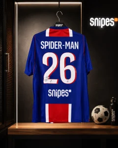 PSG Nike x Spider-Man Brand New Day 2026–27 Home Stadium Soccer Jersey 3 PSG Nike x Spider-Man Brand New Day 2026–27 Home Stadium Soccer Jersey
