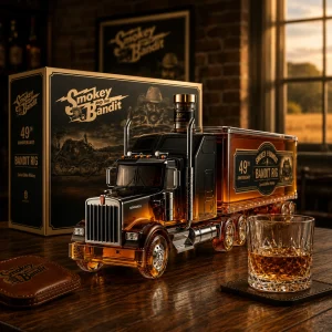 Smokey and the Bandit 49th Anniversary Whiskey Decanter Bottle