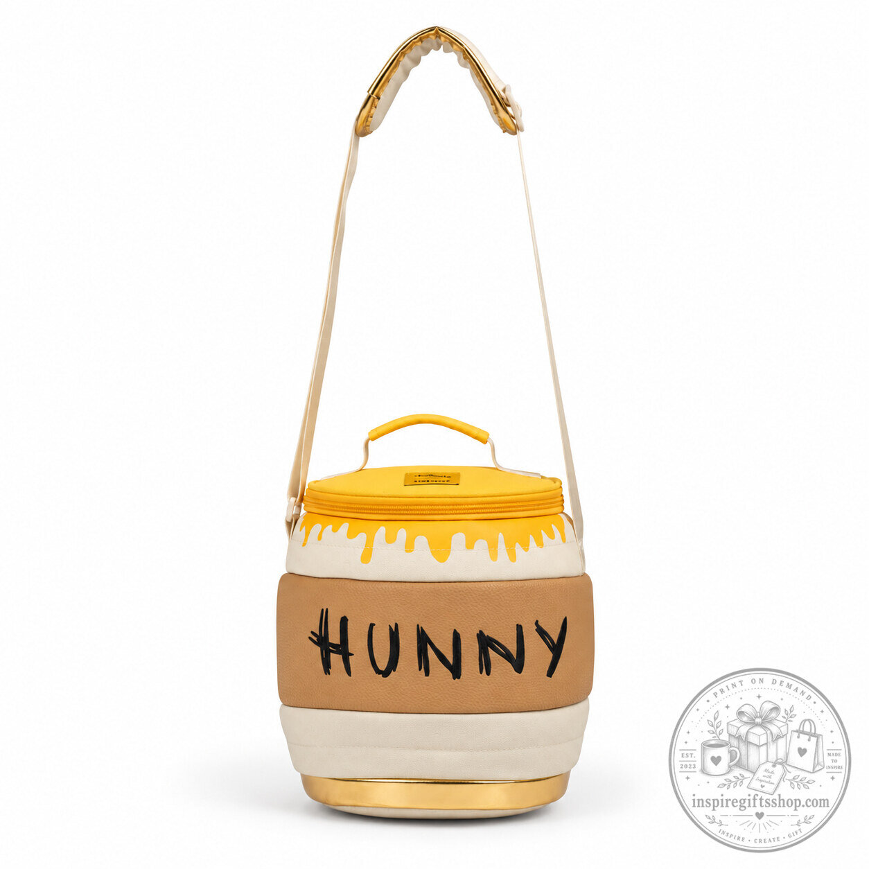 Disney Winnie the Pooh Hunny Pot Cooler Bag – Insulated 9-Can Lunch Tote | Cute Honey Pot Picnic & Travel Bag
