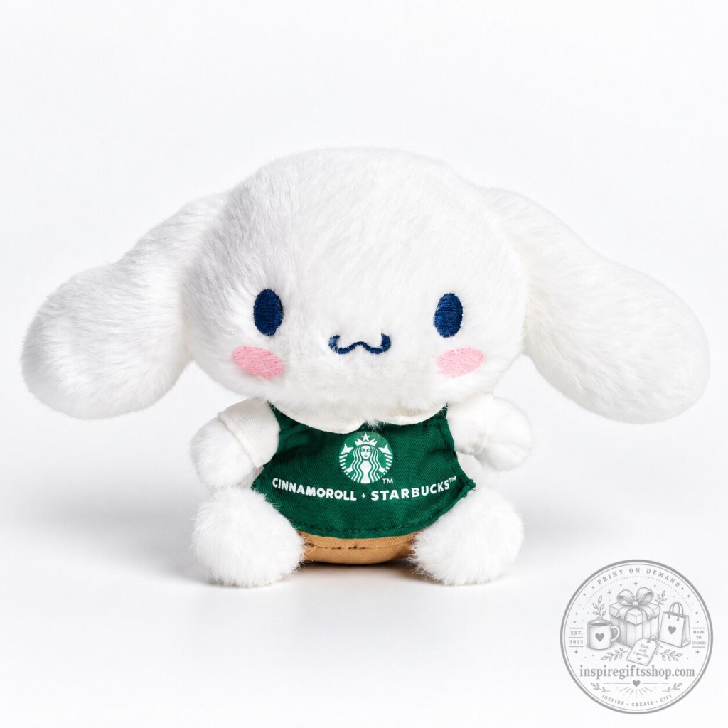 Starbucks x Cinnamoroll Collaboration Plush Toy – Cinnamon Coffee Shop Edition | Sanrio Limited Collectible Gift