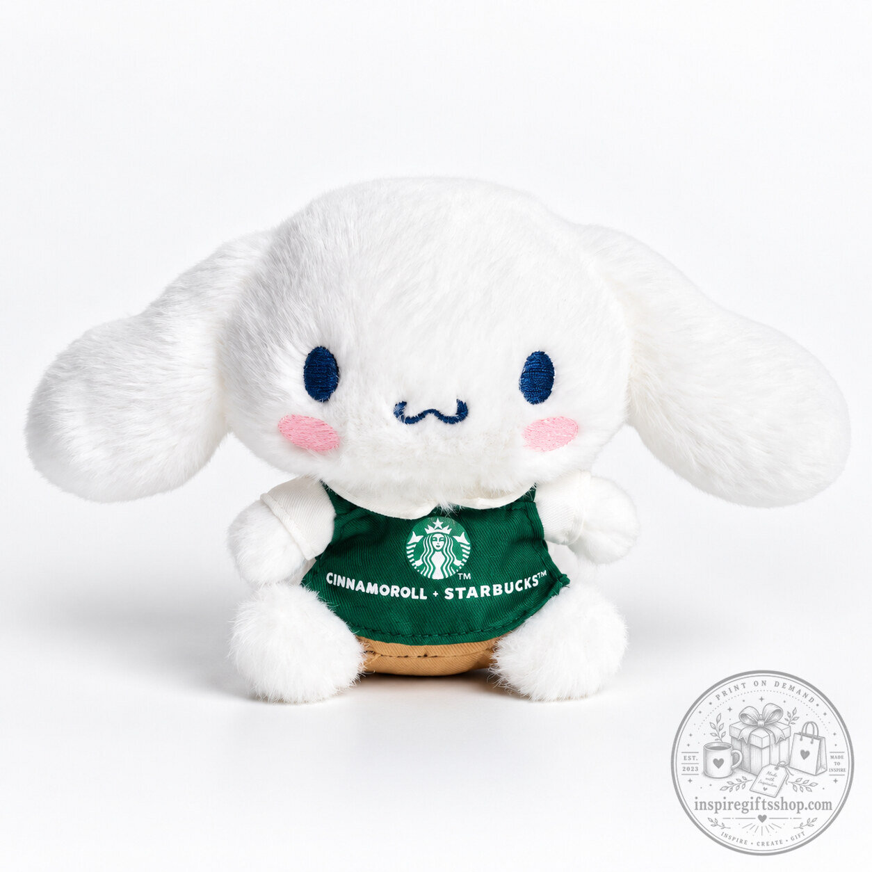 Starbucks x Cinnamoroll Collaboration Plush Toy – Cinnamon Coffee Shop Edition | Sanrio Limited Collectible Gift
