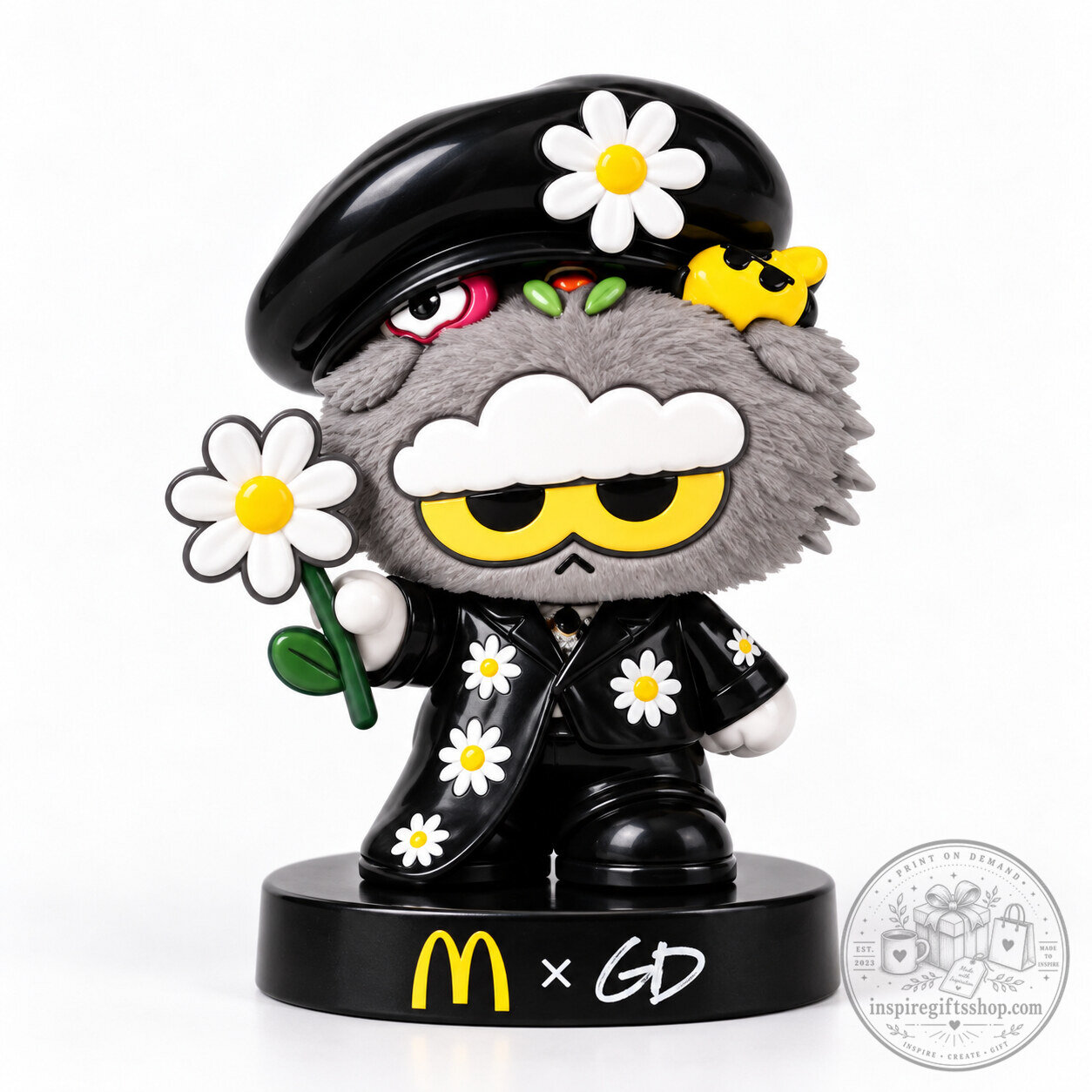 McDonald’s x G-Dragon Collectible Figurine – PEACEMINUSONE Inspired Asia Exclusive Character Figure | K-Pop Display Toy
