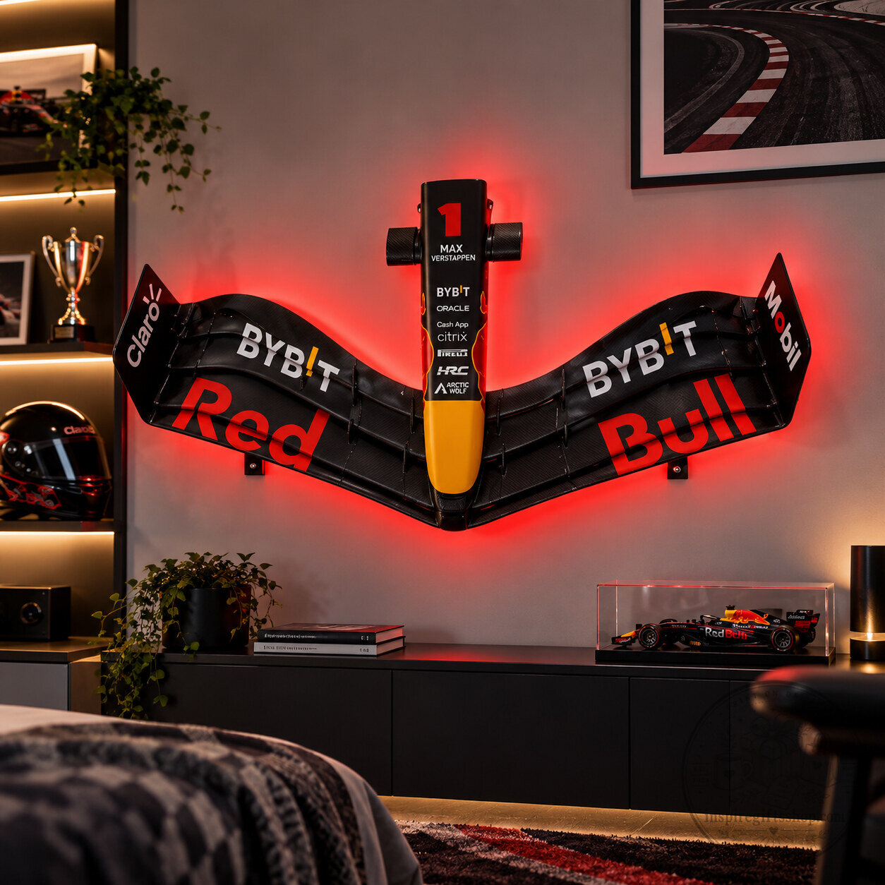 F1 Wall Mount – Formula 1 Racing Display Holder | Motorsport Helmet & Collectible Wall Decor 5 F1 Wall Mount – Formula 1 Racing Display Holder | Motorsport Helmet & Collectible Wall Decor