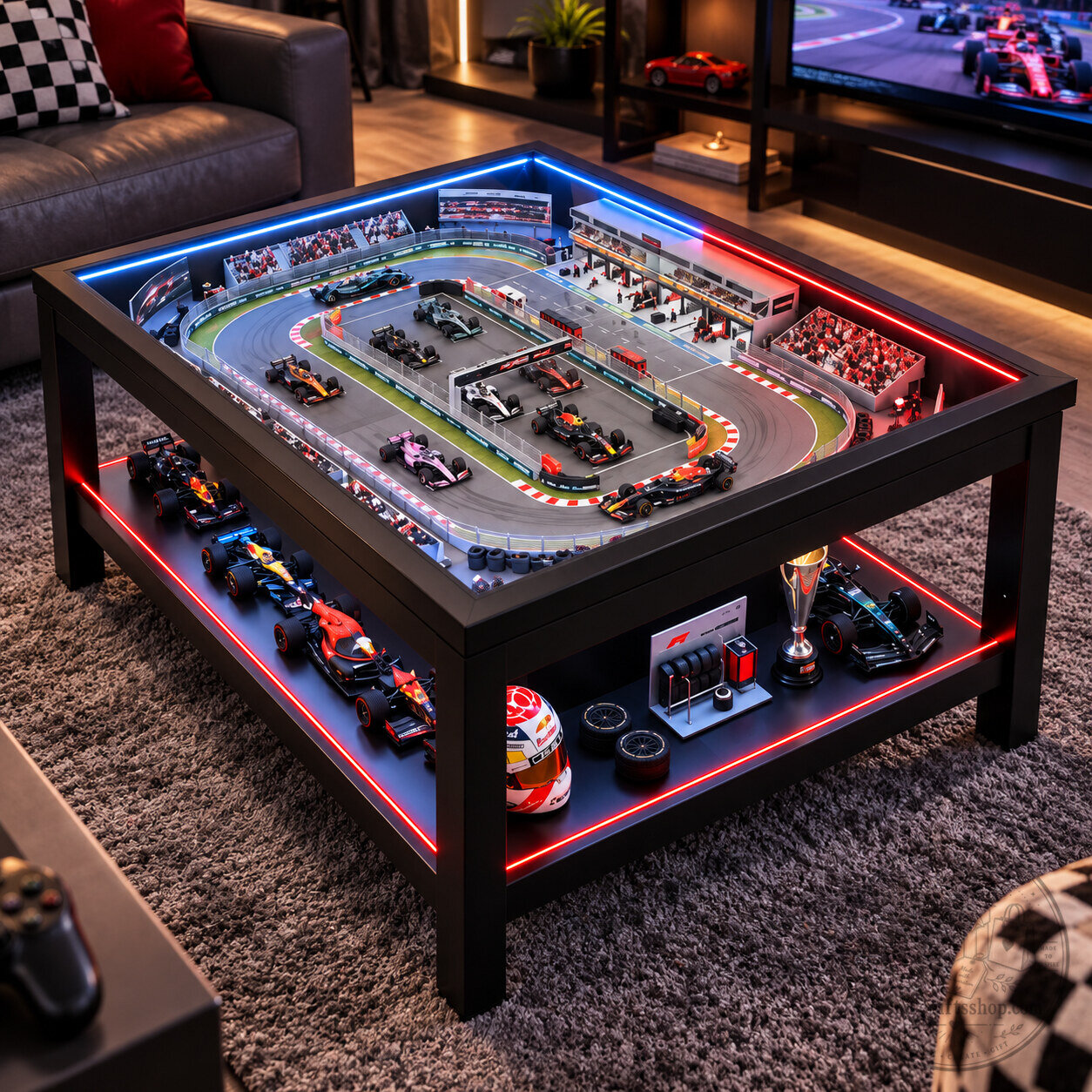 F1 Coffee Table Special Edition – Formula 1 Racing Tire Furniture | Pirelli Motorsport Collector Home Decor 5 F1 Coffee Table Special Edition – Formula 1 Racing Tire Furniture | Pirelli Motorsport Collector Home Decor