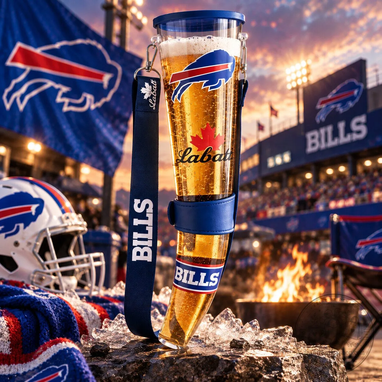 Labatt Beer Horn Buffalo Bills 2026 – Bison Horn Inspired Drinking Vessel | Bills Mafia Game Day Collectible 6 Labatt Beer Horn Buffalo Bills 2026 – Bison Horn Inspired Drinking Vessel | Bills Mafia Game Day Collectible