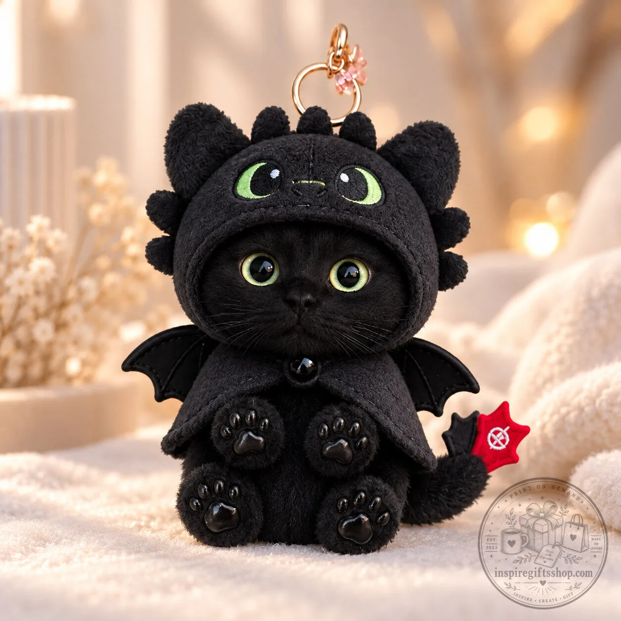 Black Cat Toothless Inspired Plush Keychain 2026 – Cute Dragon Hoodie & Cape Bag Charm | Kawaii Fantasy Gift 4 Black Cat Toothless Inspired Plush Keychain 2026 – Cute Dragon Hoodie & Cape Bag Charm | Kawaii Fantasy Gift