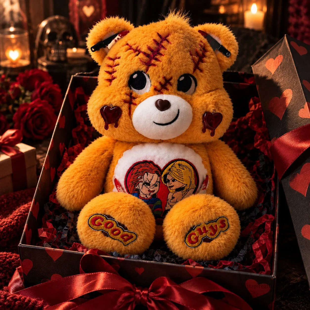 Chucky Good Guys Care Bear Inspired Plush 2026 – Horror Character Stuffed Toy | Halloween Collectible Gift 6 Chucky Good Guys Care Bear Inspired Plush 2026 – Horror Character Stuffed Toy | Halloween Collectible Gift
