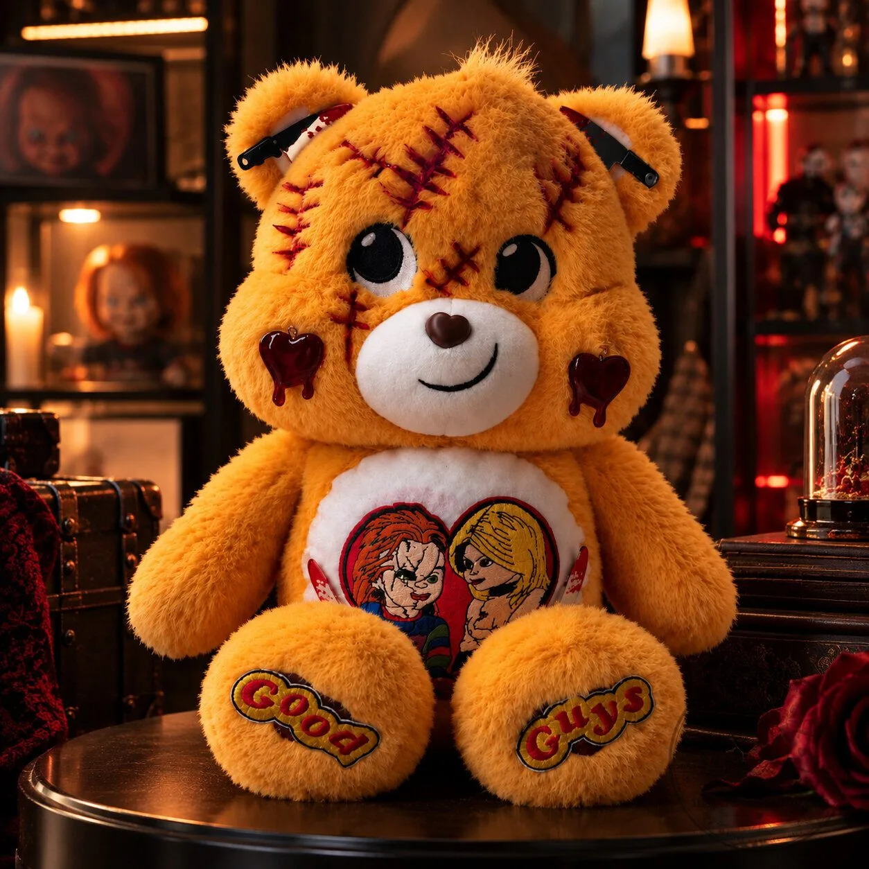 Chucky Good Guys Care Bear Inspired Plush 2026 – Horror Character Stuffed Toy | Halloween Collectible Gift 7 Chucky Good Guys Care Bear Inspired Plush 2026 – Horror Character Stuffed Toy | Halloween Collectible Gift