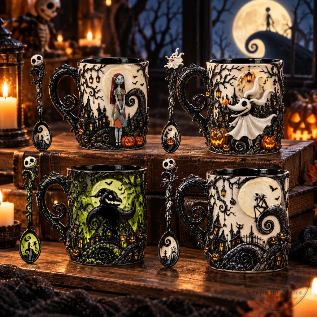 Starbucks x Tim Burton’s The Nightmare Before Christmas Mug 2026 – Jack Skellington Coffee Cup | Halloween Collector Gift