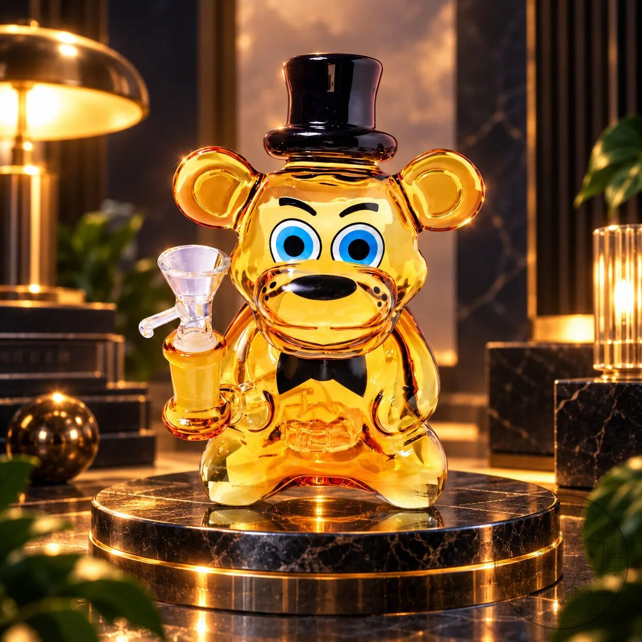 Pizza Bear Bong Freddy Fazbear Inspired 2026 – Horror Bear Glass Water Pipe | FNAF Fan Collectible 6 Pizza Bear Bong Freddy Fazbear Inspired 2026 – Horror Bear Glass Water Pipe | FNAF Fan Collectible