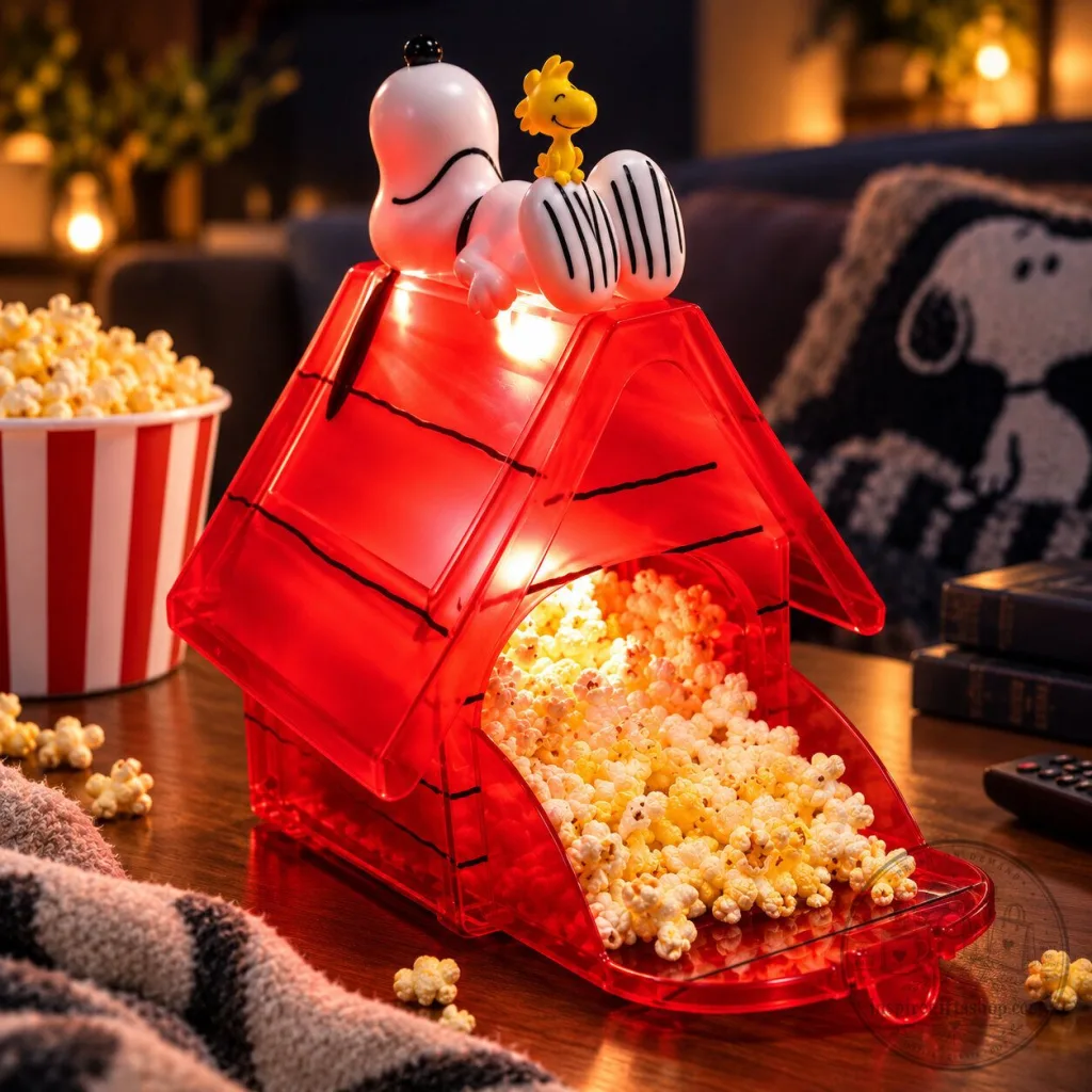 Peanuts Snoopy Red Doghouse LED Popcorn Bucket 2026 – Light Up Movie Snack Container Snoopy Collector Gift Peanuts Snoopy Red Doghouse LED Popcorn Bucket 2026 – Light Up Movie Snack Container | Snoopy Collector Gift