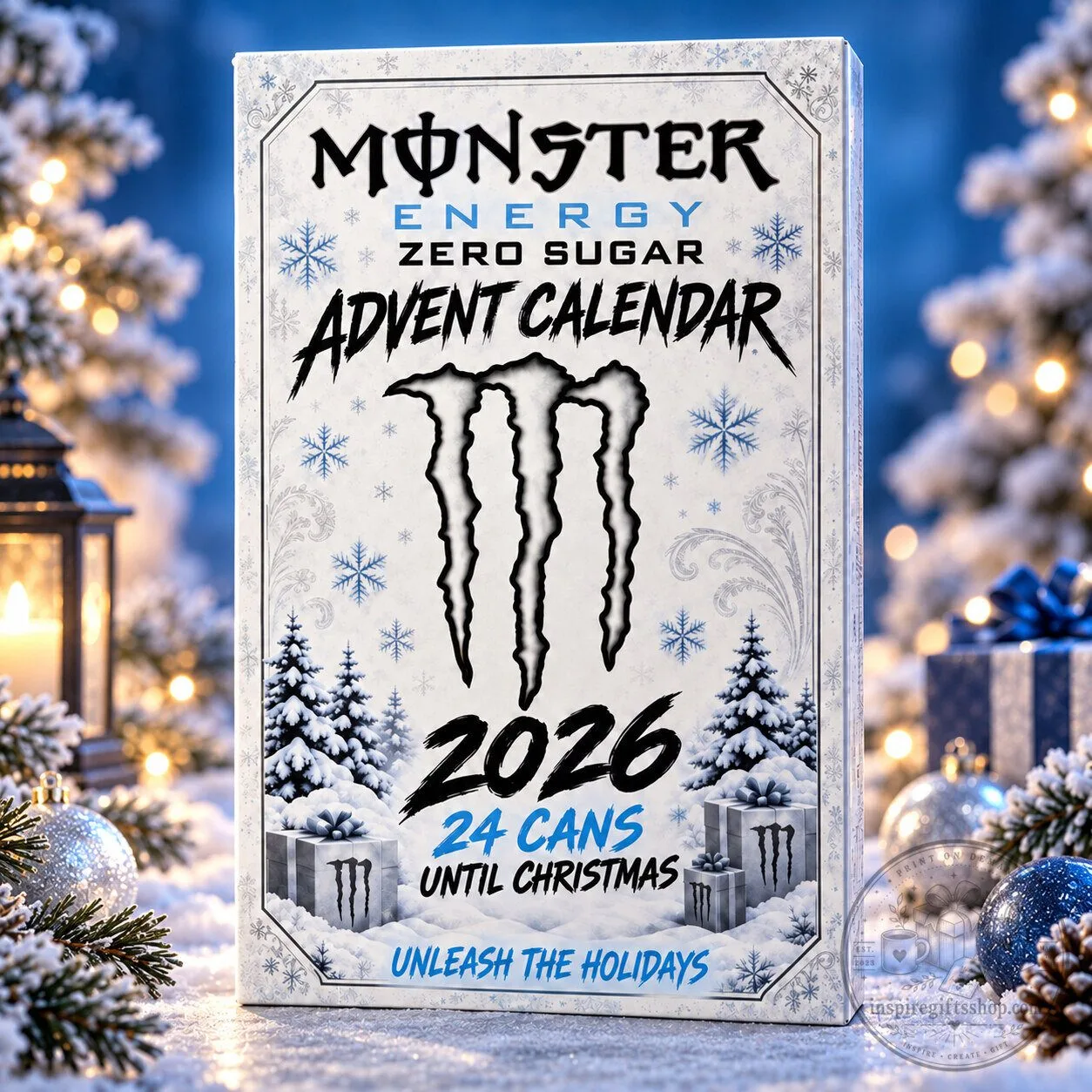 Monster Ultra White Inspired Advent Calendar 2026 – 24 Day Christmas Countdown | Energy Drink Fan Gift 4 Monster Ultra White Inspired Advent Calendar 2026 – 24 Day Christmas Countdown | Energy Drink Fan Gift