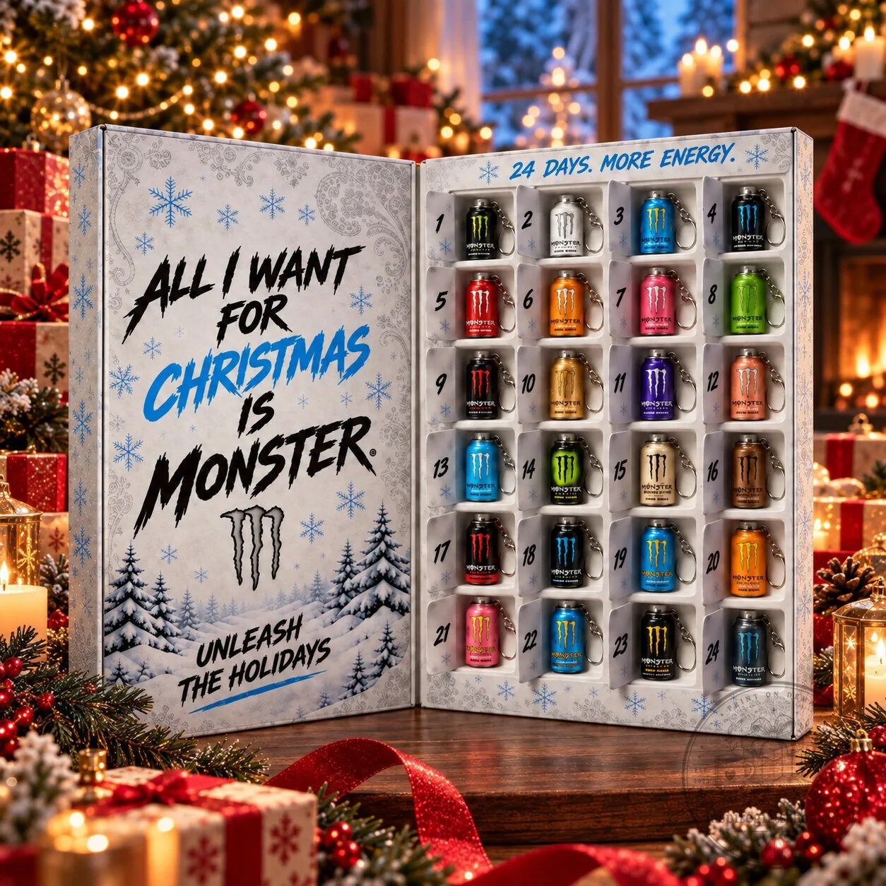 Monster Ultra White Inspired Advent Calendar 2026 – 24 Day Christmas Countdown | Energy Drink Fan Gift 5 Monster Ultra White Inspired Advent Calendar 2026 – 24 Day Christmas Countdown | Energy Drink Fan Gift