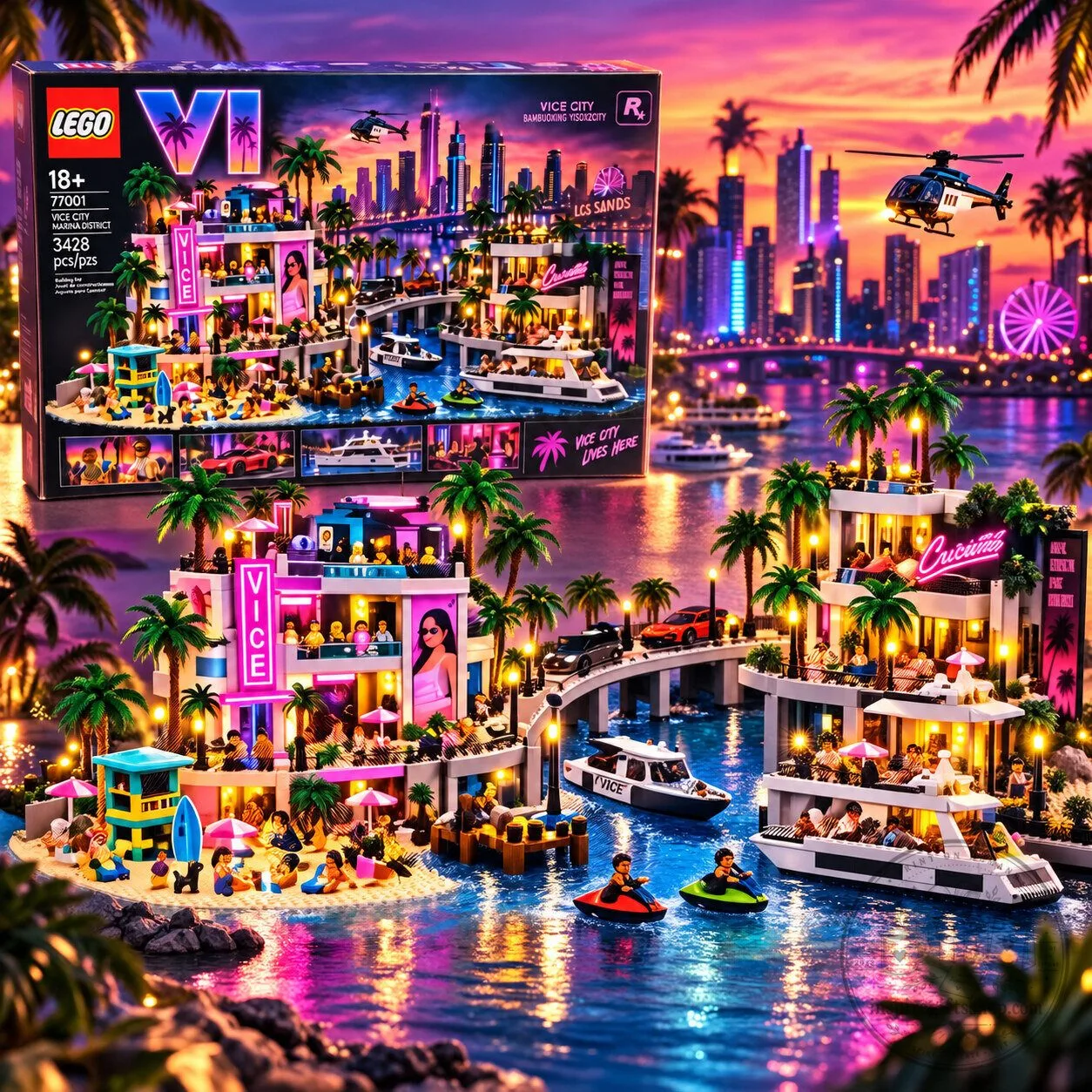 GTA VI Vice City Inspired LEGO Advent Calendar 2026 – 24 Day Christmas Countdown | Brick Building Gamer Gift 6 GTA VI Vice City Inspired LEGO Advent Calendar 2026 – 24 Day Christmas Countdown | Brick Building Gamer Gift