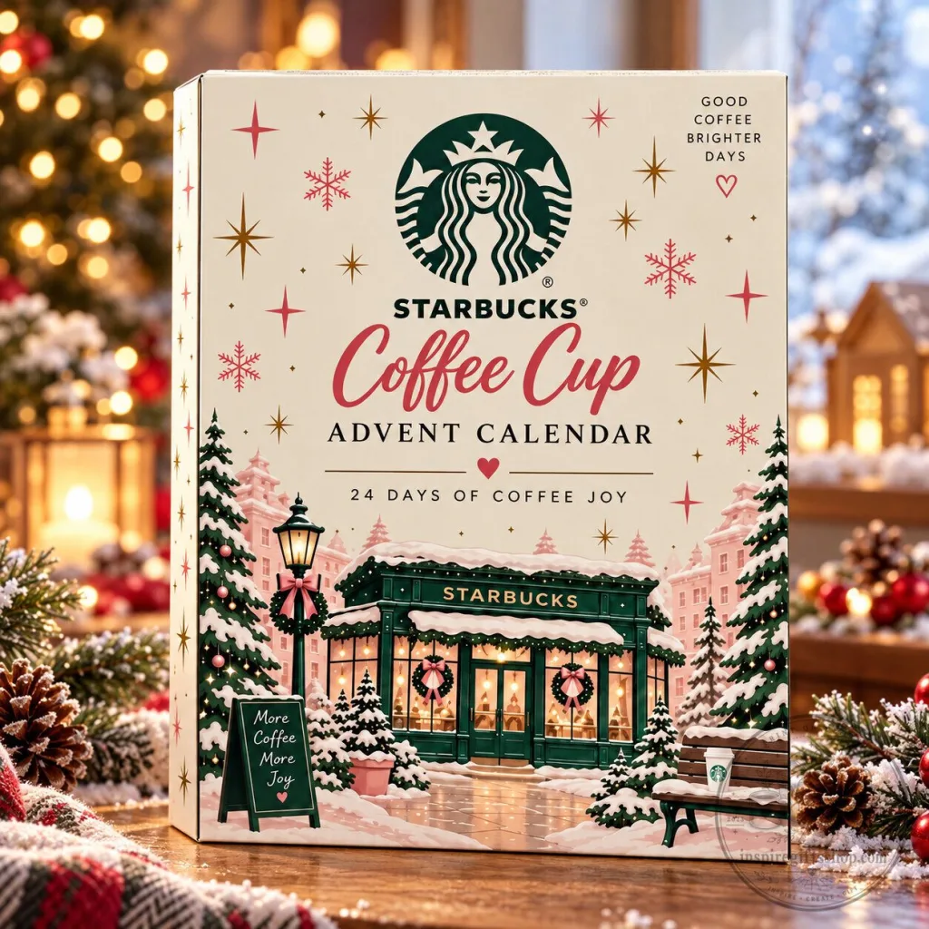 Starbucks Coffee Cup Advent Calendar 2026 – 24 Day Christmas Countdown | Coffee Lover Collectible Gift