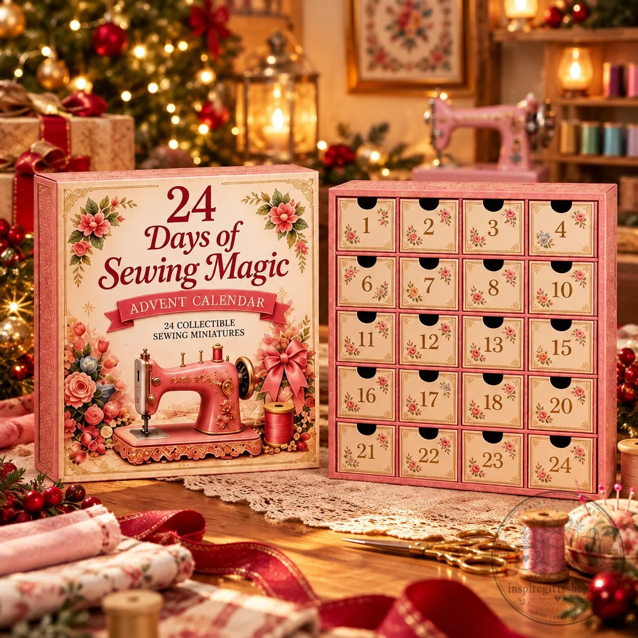 Sewing Advent Calendar 2026 – 24 Days of Sewing Magic | Christmas Gift for Sewers & Crafters 5 Sewing Advent Calendar 2026 – 24 Days of Sewing Magic | Christmas Gift for Sewers & Crafters