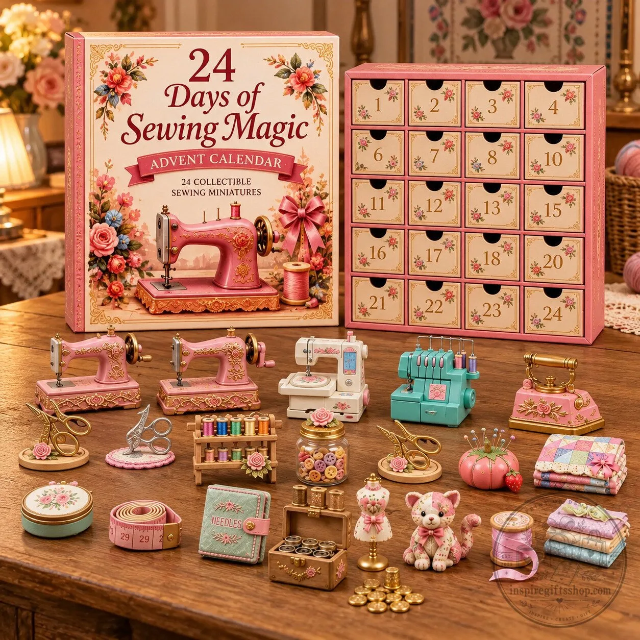 Sewing Advent Calendar 2026 – 24 Days of Sewing Magic | Christmas Gift for Sewers & Crafters 6 Sewing Advent Calendar 2026 – 24 Days of Sewing Magic | Christmas Gift for Sewers & Crafters