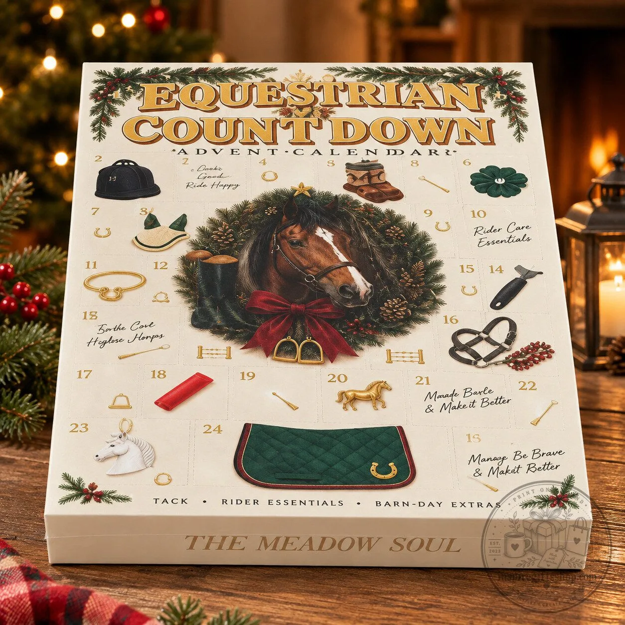 Equestrian Advent Calendar 2026 – 24 Day Horse Christmas Countdown | Rider & Horse Lover Gift 5 Equestrian Advent Calendar 2026 – 24 Day Horse Christmas Countdown | Rider & Horse Lover Gift