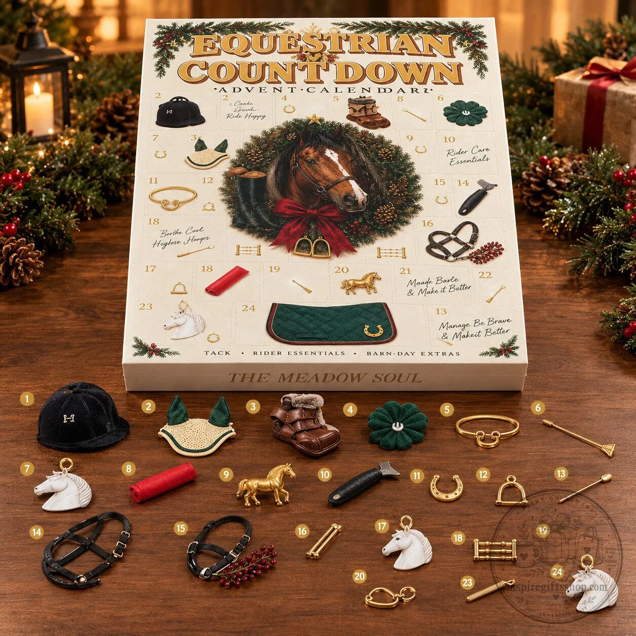 Equestrian Advent Calendar 2026 – 24 Day Horse Christmas Countdown | Rider & Horse Lover Gift 6 Equestrian Advent Calendar 2026 – 24 Day Horse Christmas Countdown | Rider & Horse Lover Gift