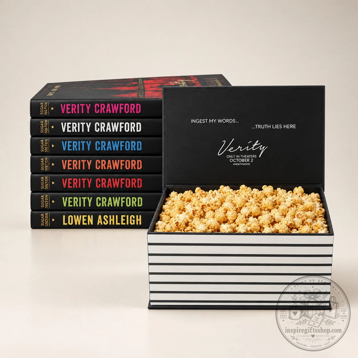 Verity Popcorn Bucket 2026 – Movie Collectible & Theater Exclusive Style | Gift for Colleen Hoover Fans