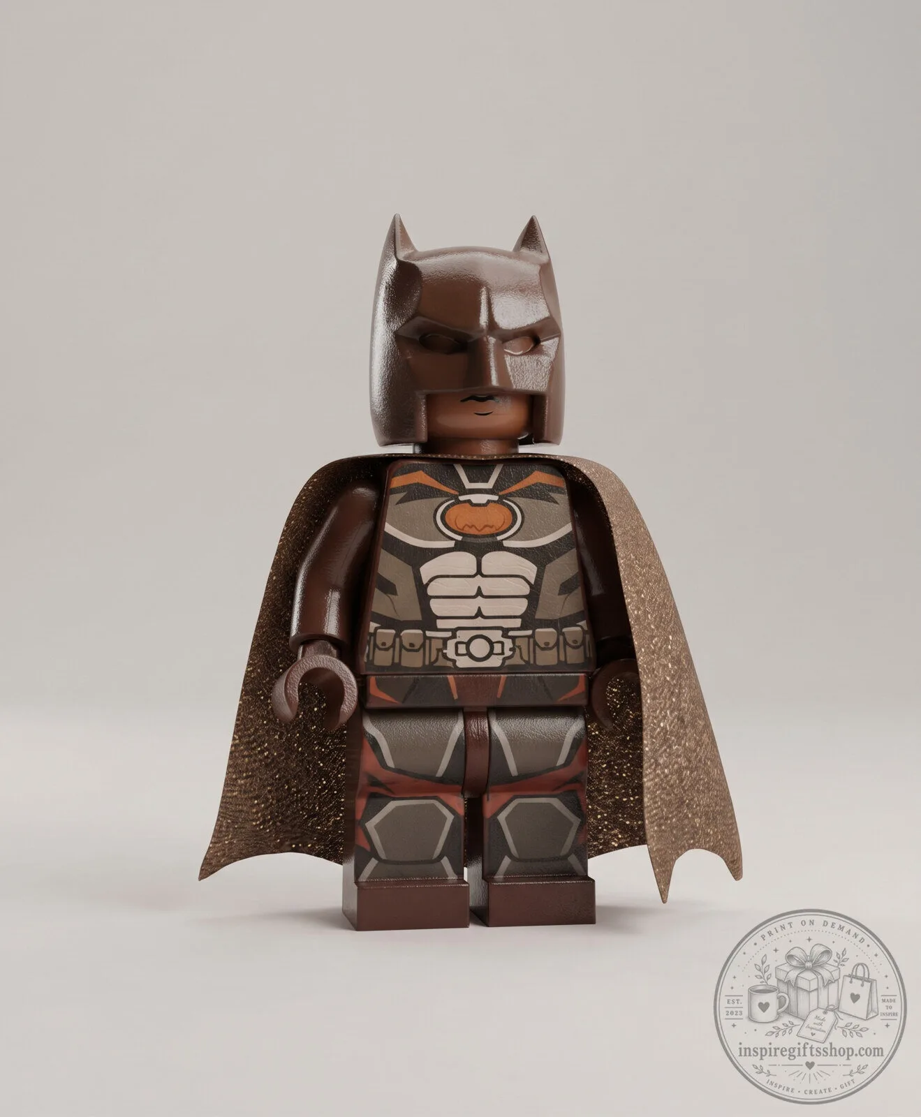 Travis Scott Batman LEGO Minifigure – Rapper-Inspired Dark Knight Collectible | Gift for Travis Scott Fans