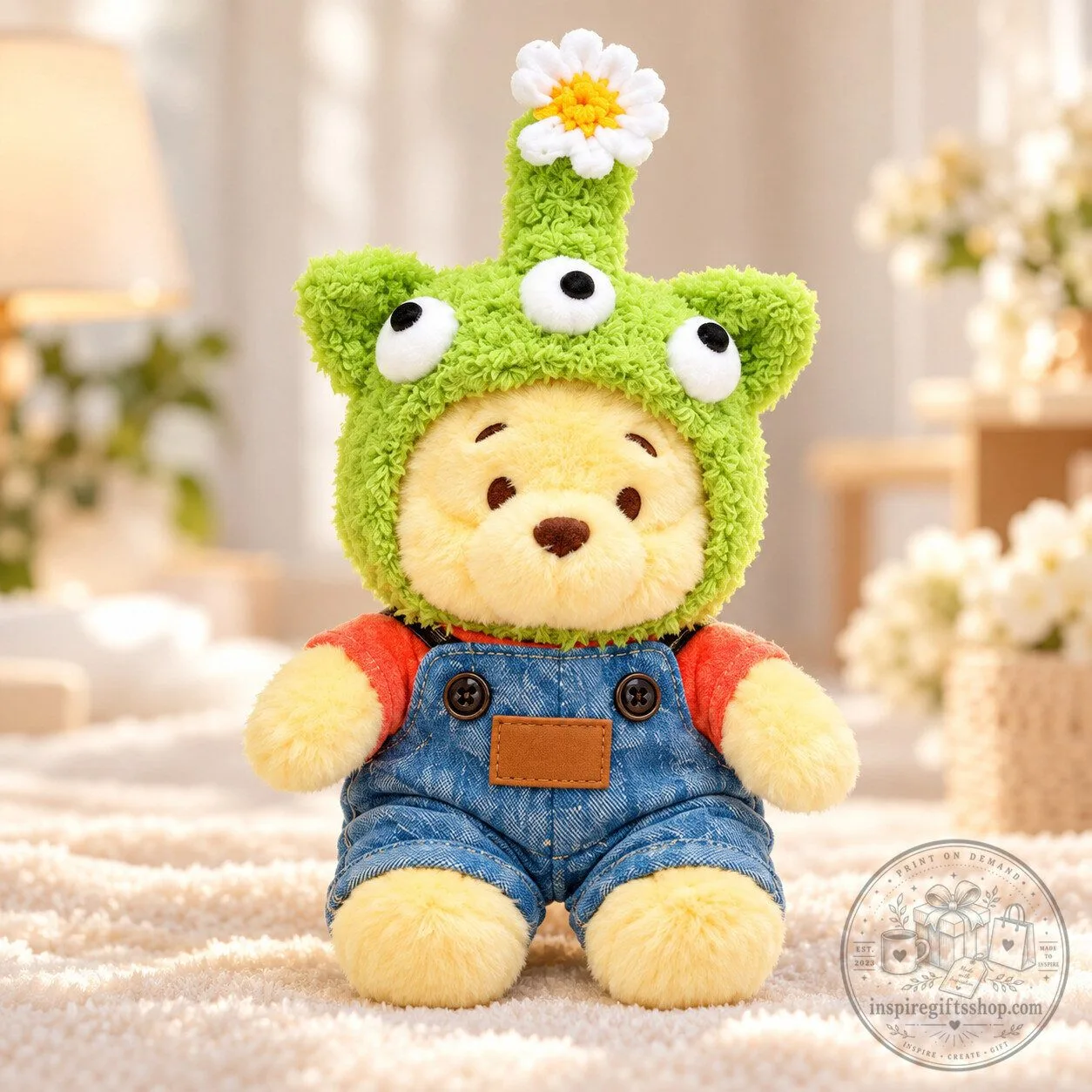 Winnie the Pooh Daisy Wish Plush – Alien Costume Bear | Cute Collectible Plush Gift